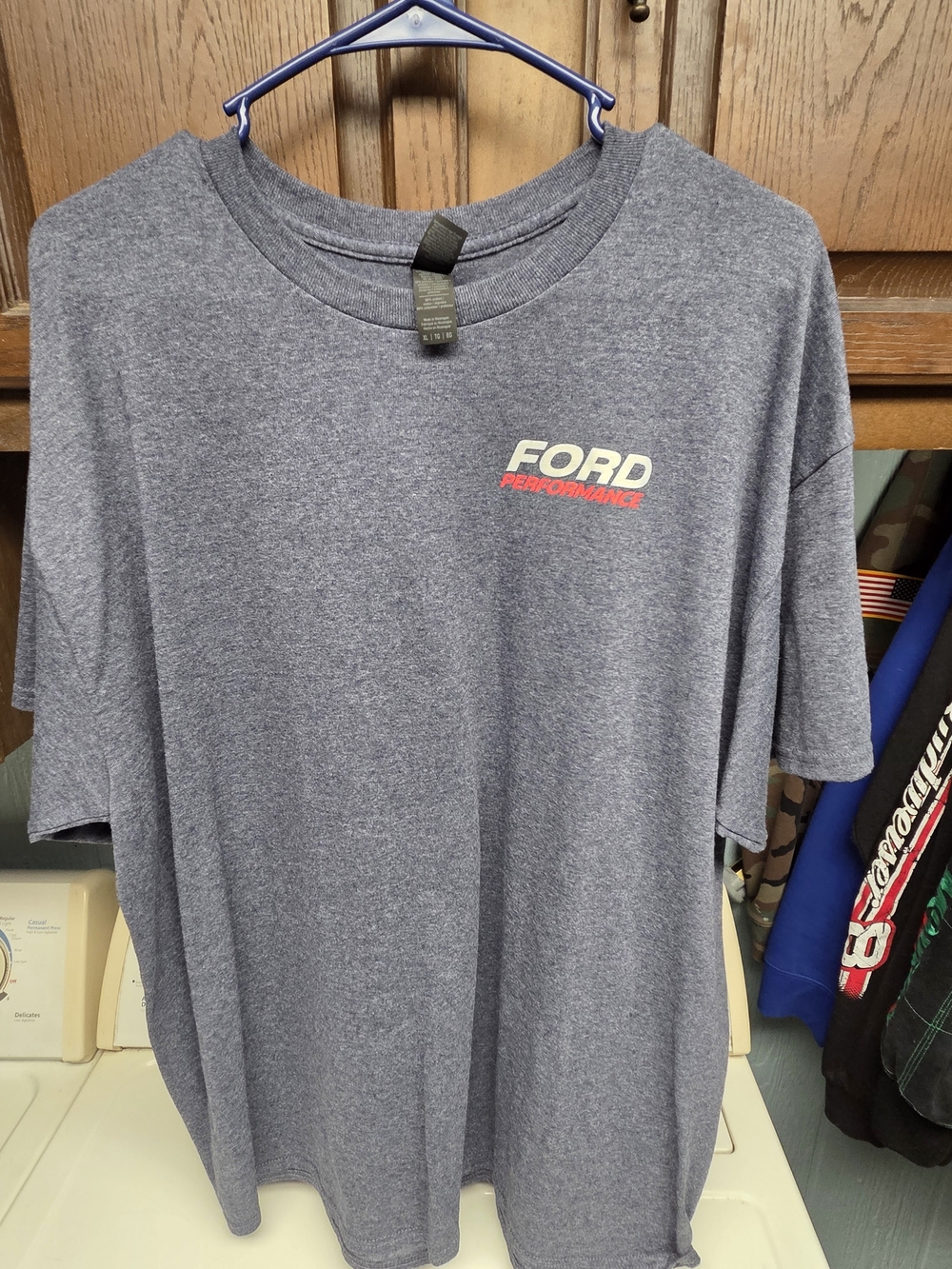 Gildan Ford Performance Heather Gray Short Sleeve Tee
